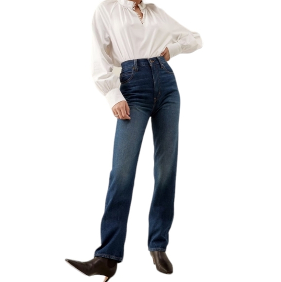 Levi's Denim - Levi's premium 70s high slim straight jeans medium wash sz 25